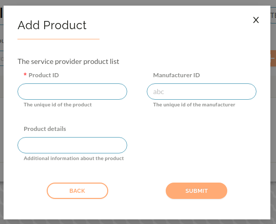 image of the add product page